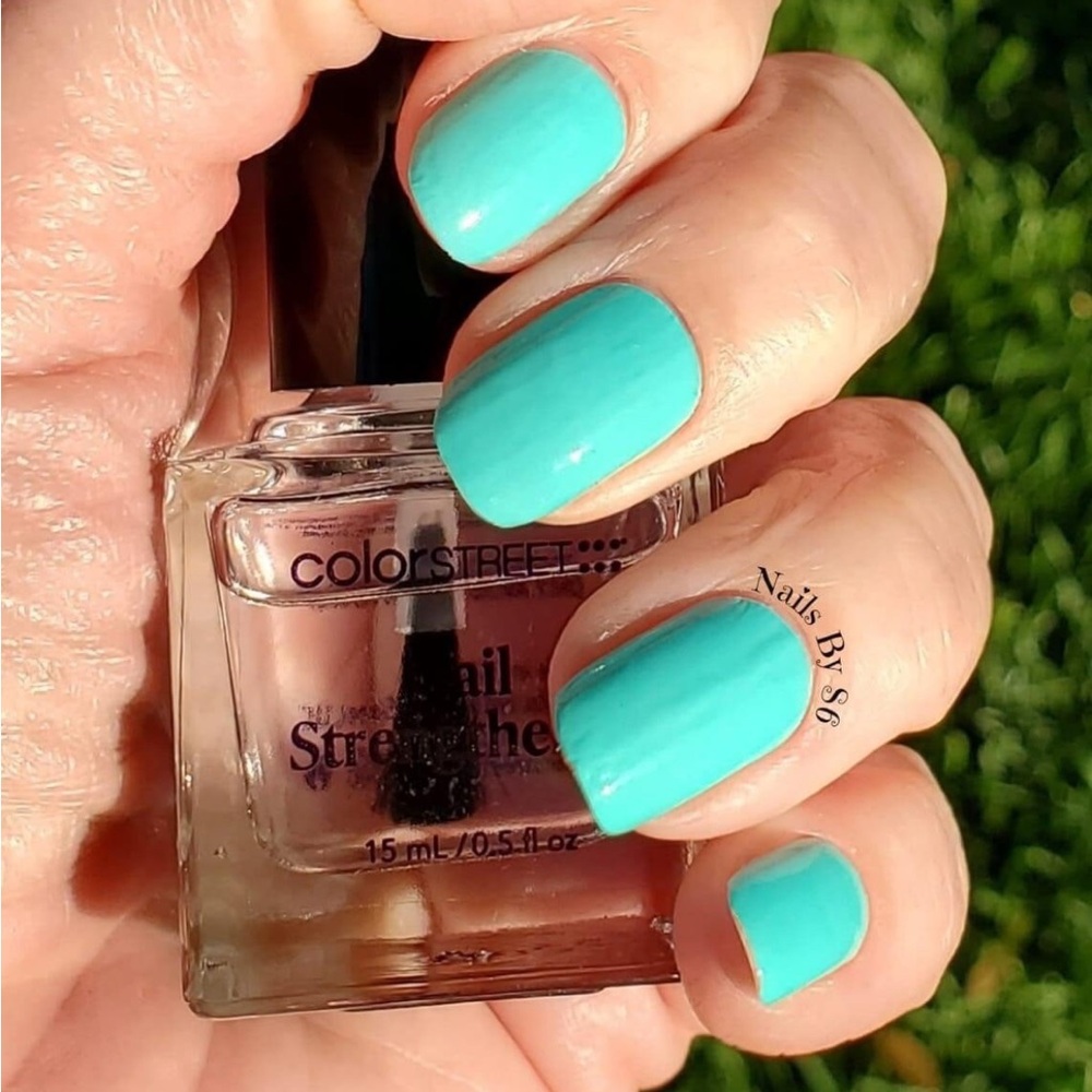 *Retired* Color Street: Wicked Cool | Teal Blue Bright Neon Summer Spring Beach - Picture 7 of 14